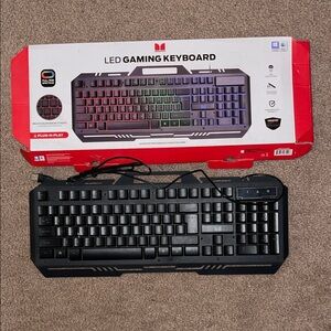 Monster Backlit Gaming Keyboard - Black